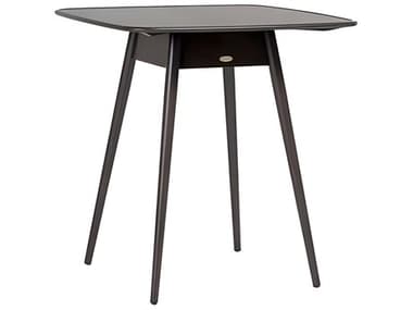 Ratana Alinea Silver Ash Grey Aluminum Square Umbrella Hole Bar Table RANFN60935ASG