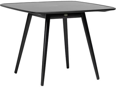 Ratana Alinea Silver Diva Night Aluminum Square Umbrella Hole Dining Table RANFN60939DIV