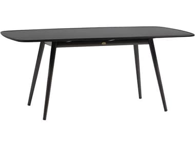 Ratana Alinea Silver Ash Grey Aluminum Rectangular Umbrella Hole Dining Table RANFN60973ASG