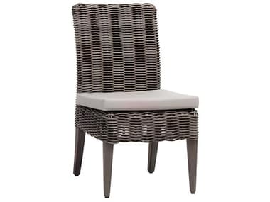 Ratana Cubo Silver Pearl Grey Aluminum Cushion Dining Chair RANFN61211COK