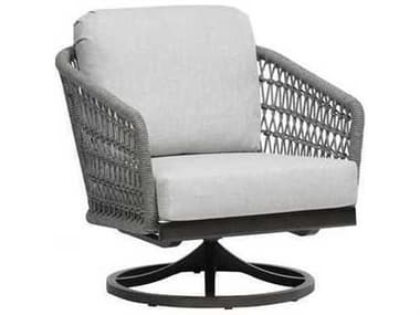 Ratana Poinciana Silver Ash Grey Aluminum Cushion Lounge Chair RANFN61368LAG