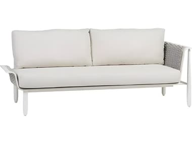 Ratana Diva Silver Snow Aluminum Cushion Loveseat RANFN61654BGESNWR