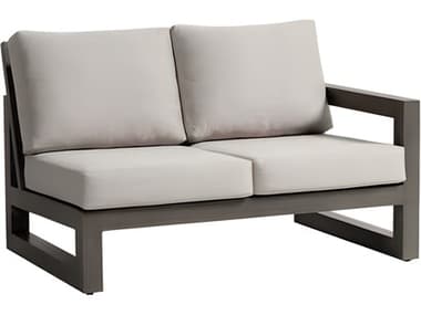 Ratana Milano Silver Seashell Aluminum Cushion Loveseat RANFN64352SELR