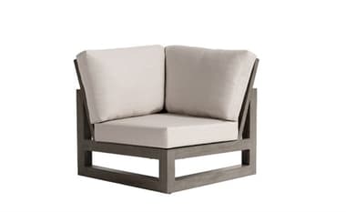 Ratana Milano Silver Seashell Aluminum Cushion Lounge Chair RANFN64353SELN