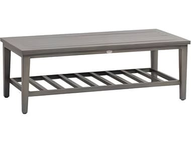 Ratana Cabo San Lucas Silver Seashell Aluminum Rectangular Coffee Table RANFN64904SEL