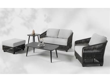 Ratana Gemelli Aluminum Cushion Lounge Set RANGEMELLILOUNGESET2