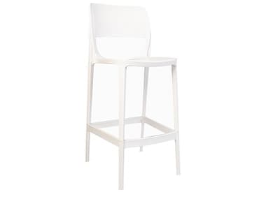 Rainbow Outdoor Bell Resin White Stackable Dining Side Chair Set of 2 RBORBOBELLAWHTSCSET2