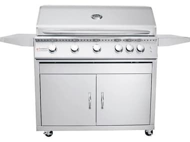 RCS Grills Stainless Steel  40 Premier with Lights Freestanding Grill-LP RCRJC40ALLPCK
