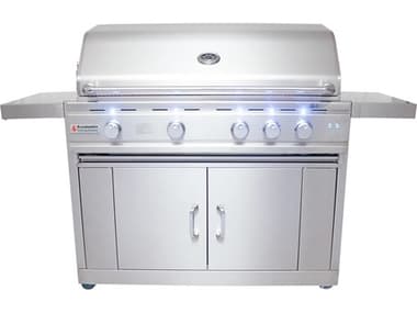 RCS Grills Stainless Steel 42'' Cutlass Pro Freestanding Grill-NG RCRON42ACK