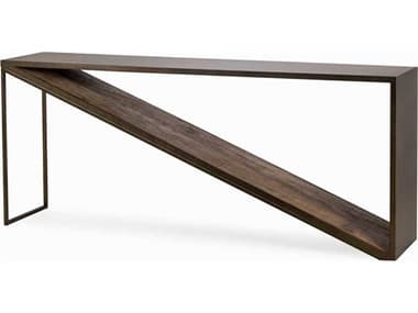 Sonder Living Triangle 72" Rectangular Wood Peroba Console Table RD0701295
