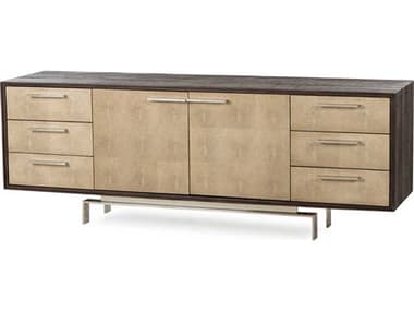 Sonder Living Latham 72'' Peroba With Textured Resin Faux Shagreen Credenza Sideboard RD0704259