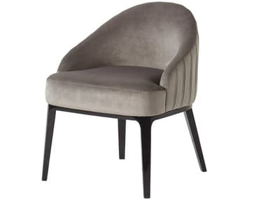Sonder Living Beech Wood Gray Fabric Upholstered Arm Dining Chair RD1502052