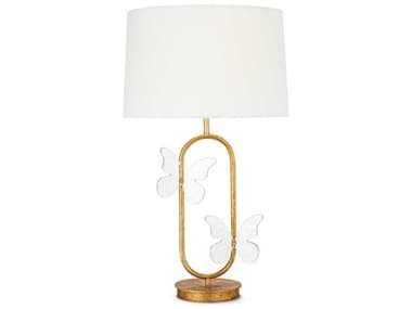 Regina Andrew Monarch Gold Leaf Buffet Lamp REG131490