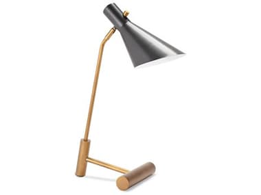 Regina Andrew Spyder Blackened Brass 1-light Desk Lamp REG131572BBNB