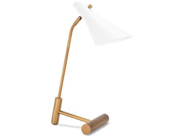 Regina Andrew Spyder White 1-light Desk Lamp REG131572WTNB