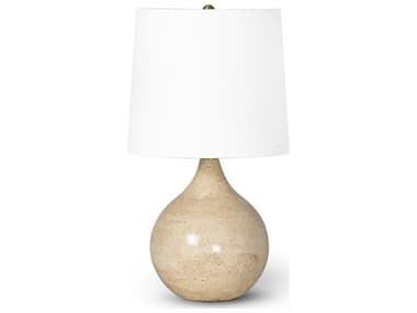 Regina Andrew Noa Natural Stone Brass Table Lamp REG131589NAT