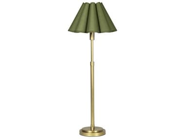 Regina Andrew Polly Natural Brass Buffet Lamp REG131681NBGRN