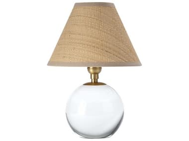 Regina Andrew Giorgio Clear Natural Brass Table Lamp REG131694NBRAT