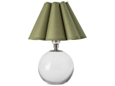 Regina Andrew Giorgio Clear Polished Nickel Table Lamp REG131694PNGRN