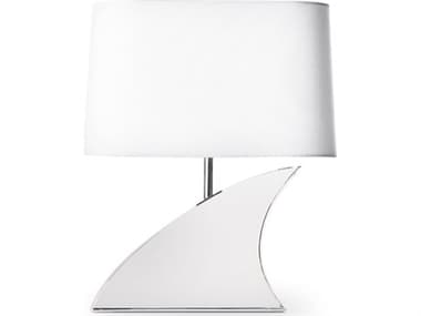 Regina Andrew Fin Clear Polished Nickel Table Lamp REG131703