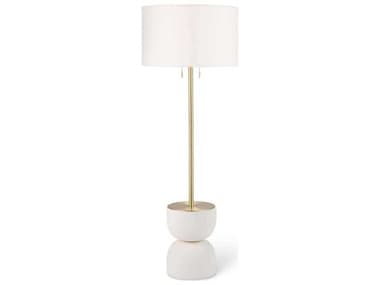 Regina Andrew Bruno 60" Tall White Floor Lamp REG141041