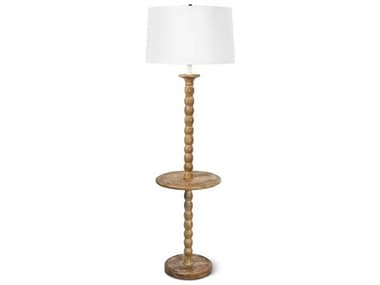 Regina Andrew Coastal Living Perennial 64" Tall Natural Polished Brass Brown Floor Lamp REG141058NAT