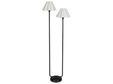 Regina Andrew Polly Blackened Brass Floor Lamp REG141066BBWT