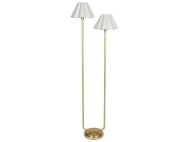 Regina Andrew Polly Natural Brass Floor Lamp REG141066NBWT