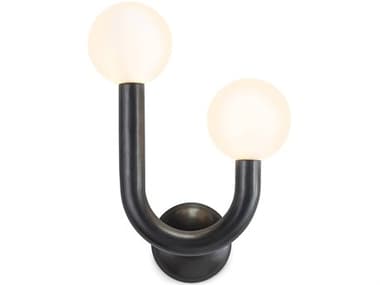 Regina Andrew Happy 16" Tall 2-Light Oil Rubbed Bronze Glass LED Wall Sconce REG151144RORB