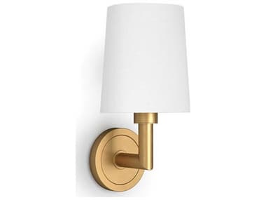 Regina Andrew Southern Living 13" Tall 1-Light Natural Brass Polished Wall Sconce REG151171NB