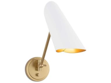 Regina Andrew Vest 1-Light White Swing Wall Sconce REG151249WTNB