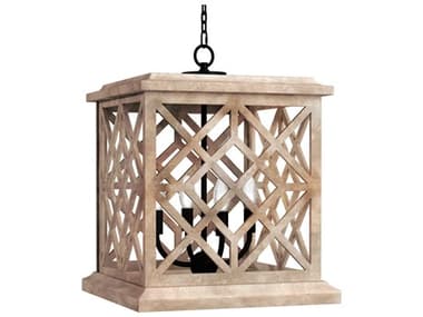 Regina Andrew Chatham 4-Light Natural Brown Candelabra Lantern Chandelier REG161364NAT