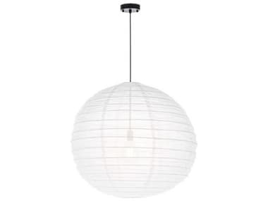 Regina Andrew 32" 1-Light White Globe Pendant REG161417