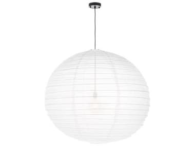 Regina Andrew 42" 1-Light White Globe Pendant REG161418