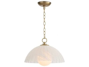 Regina Andrew Dariel 1-Light White Dome Pendant REG161469