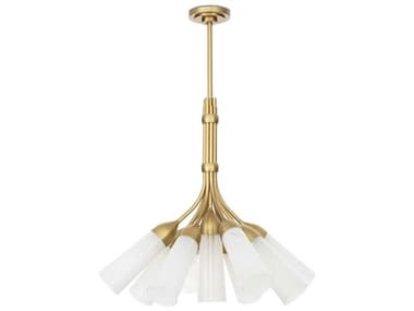 Regina Andrew Mousseaux 9-Light Natural Brass Chandelier REG161498