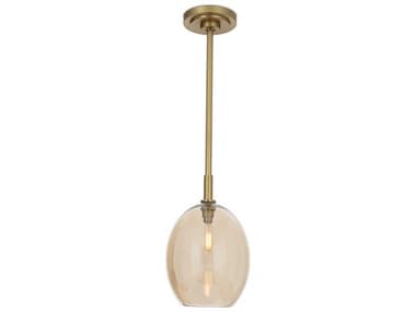 Regina Andrew Artemis 1-Light Natural Brass Mini Pendant REG161523NBCHAM