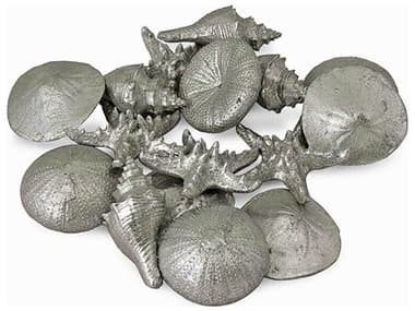 Regina Andrew Ambered Silver Leaf Assorted Mini Seashells (Set of 12) REG201016
