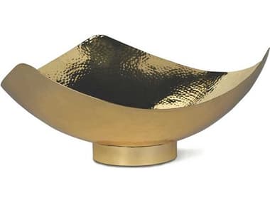 Regina Andrew Milo Polished Brass 18'' Wide Decorative Plate REG201448