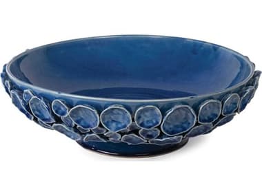 Regina Andrew Lucia Blue Ceramic Bowl  REG201473BL