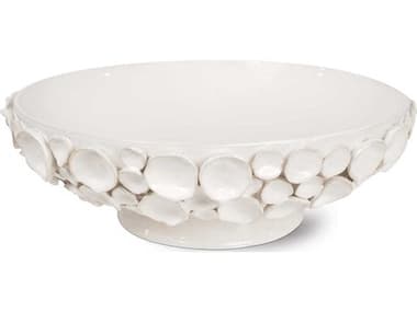 Regina Andrew Lucia White Ceramic Bowl  REG201473WT
