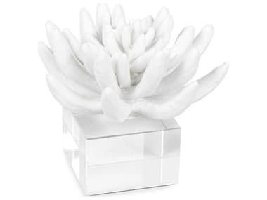 Regina Andrew Succulent White Sculpture REG201484