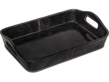 Regina Andrew Derby Black Leather Tray REG201505BLK