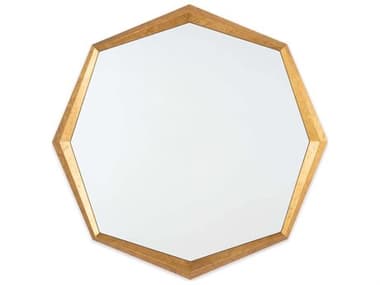 Regina Andrew Gold Leaf Round Wall Mirror REG211104