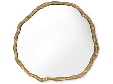 Regina Andrew Wisteria Brass 24'' Round Wall Mirror REG211124