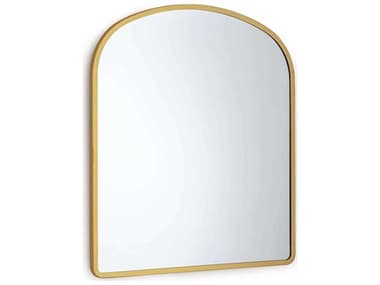 Regina Andrew Cloak Natural Brass 26''W x 30''H Vertical Wall Mirror REG211125NB