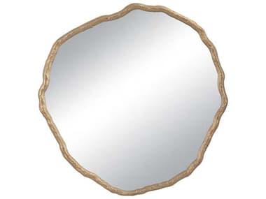 Regina Andrew Vine Antique Gold Round Wall Mirror REG211167