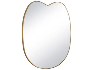 Regina Andrew Mela Natural Brass Oval Wall Mirror REG211174NB