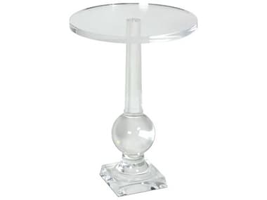 Regina Andrew Stowe Round Acrylic Clear End Table REG301206