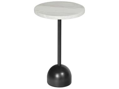 Regina Andrew Arthur Round Marble Oil Rubbed Bronze End Table REG301226ORB